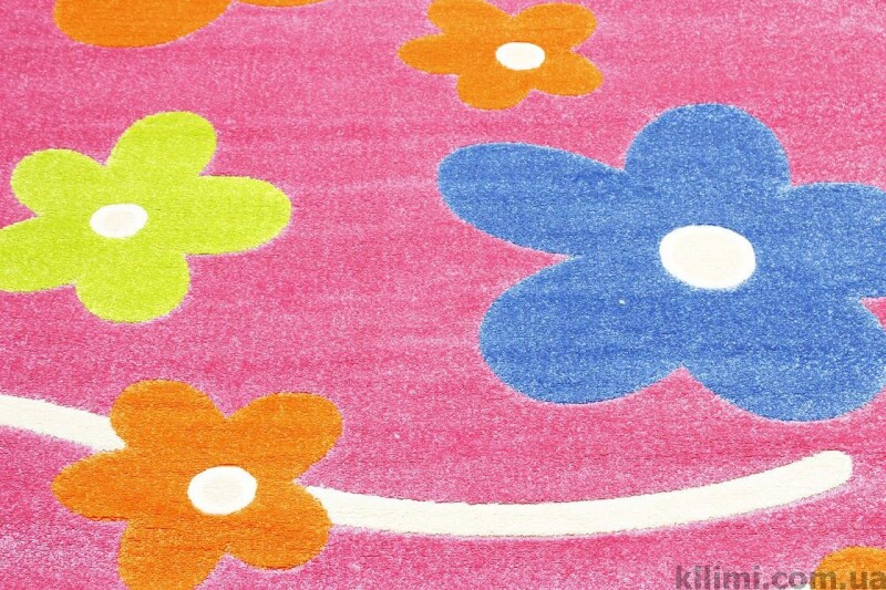 Дитячий килим Fulya 8947 pink овал